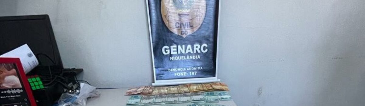 Mais de R$ 30 mil em espécie são apreendidos em “boca de fumo” de Niquelândia