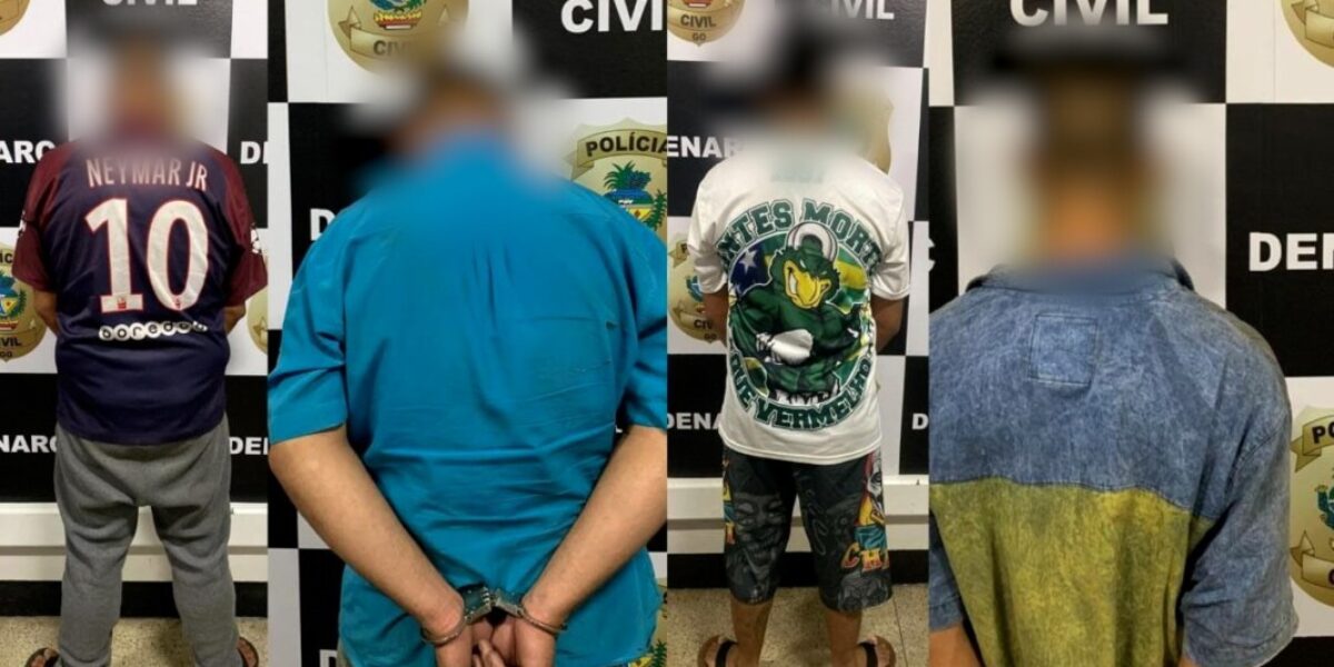 PCGO prende quatro pessoas por tráfico varejista em Goiânia