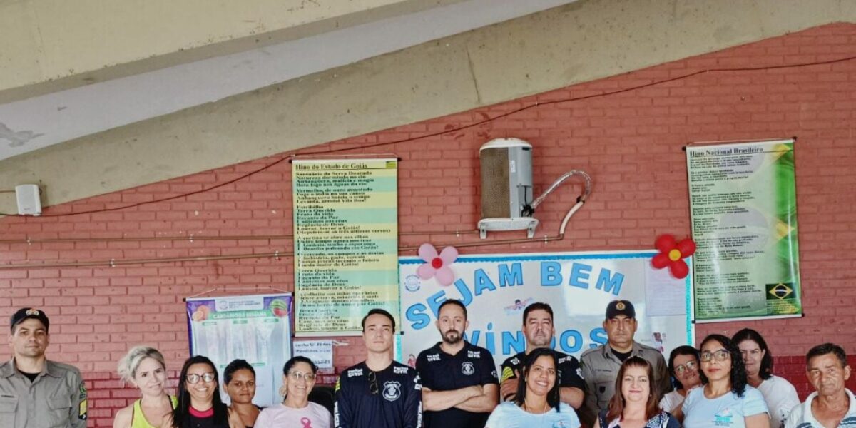 PCGO faz visita com orientação de segurança em escolares de Piranhas e Arenópolis
