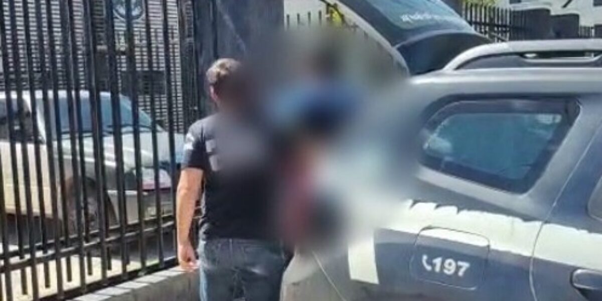 Homem é preso em Jaraguá por ameaçar e injuriar ex-amante