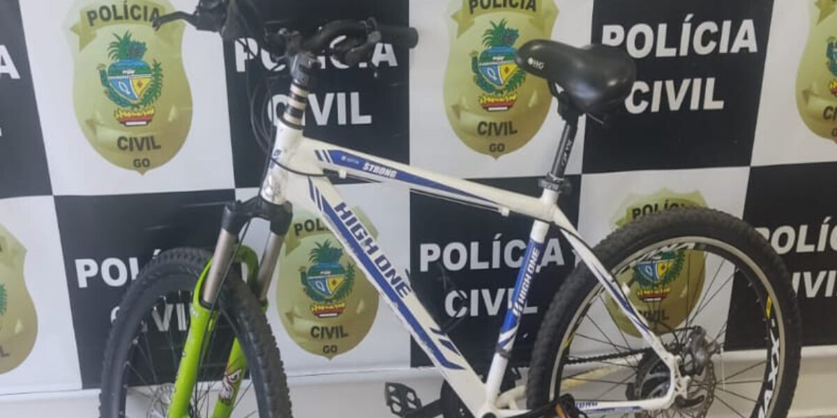 Polícia Civil localiza bicicleta avaliada em R$ 2 mil roubada em Jaraguá