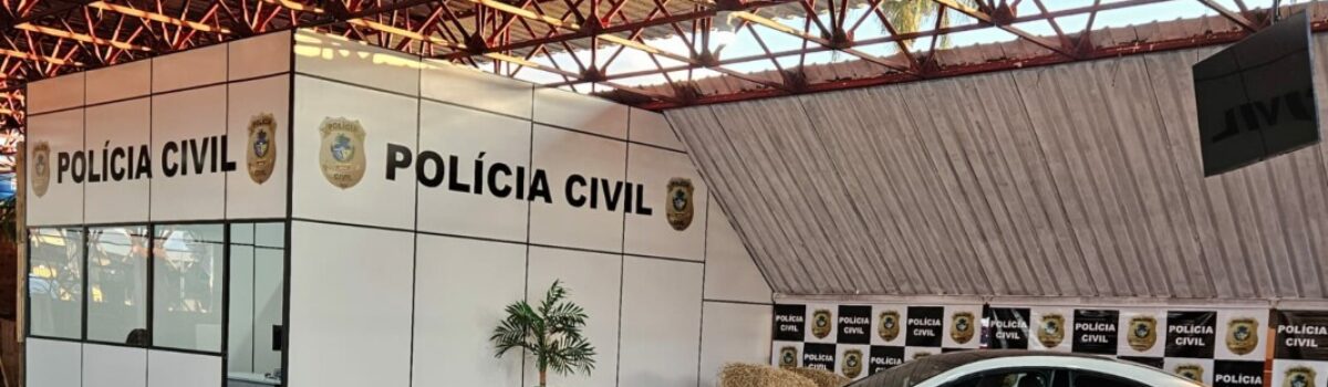 Polícia Civil monta estande na Pecuária de Goiânia 2023