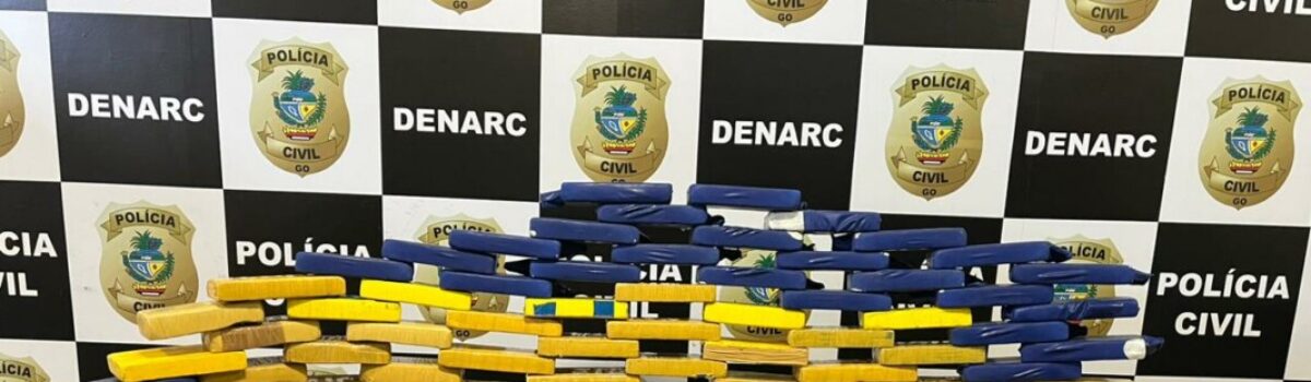 Operação conjunta entre PCGO e PRF prende traficantes e apreende cocaína avaliada em mais de R$ 10 milhões
