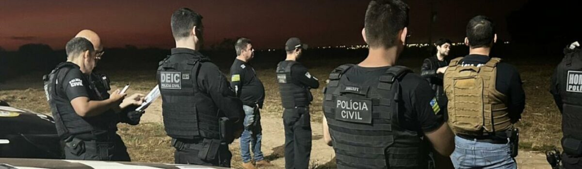 Polícia Civil desarticula quadrilha de traficantes e aliciadores de menores em Edeia