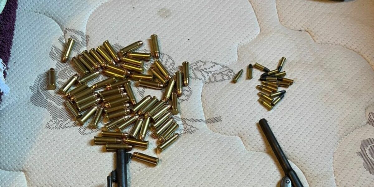 PCGO cumpre mandados de buscas em Caiapônia e apreende armas e munições