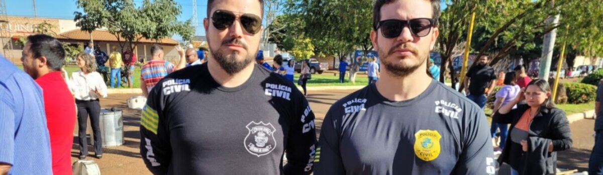 PCGO participa de evento no aniversário de emancipação de Cachoeira Dourada