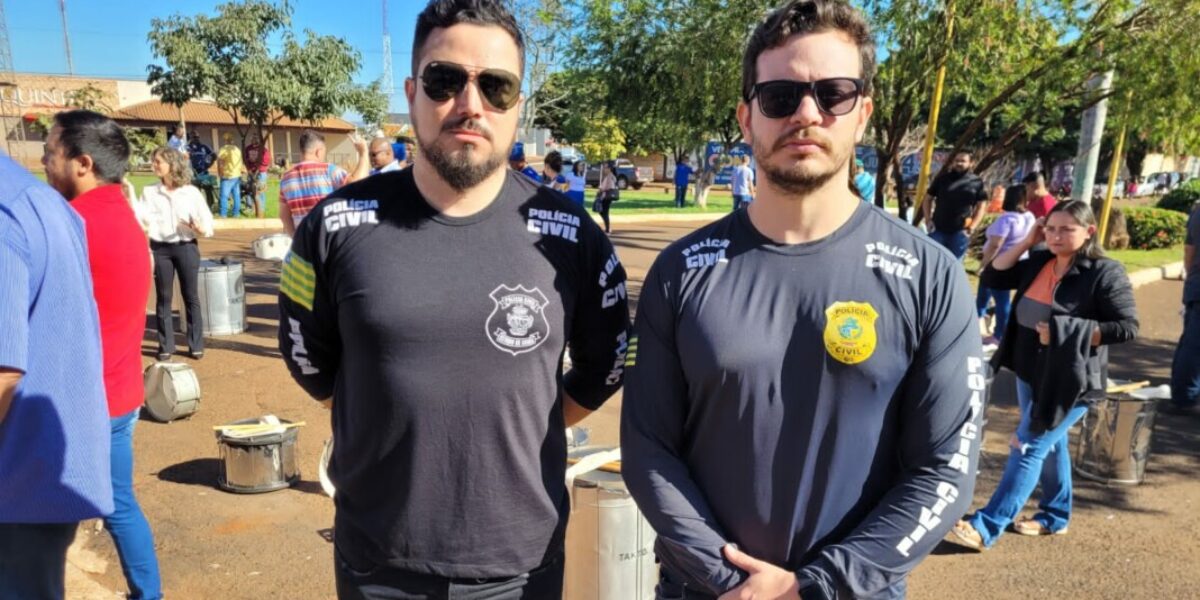PCGO participa de evento no aniversário de emancipação de Cachoeira Dourada