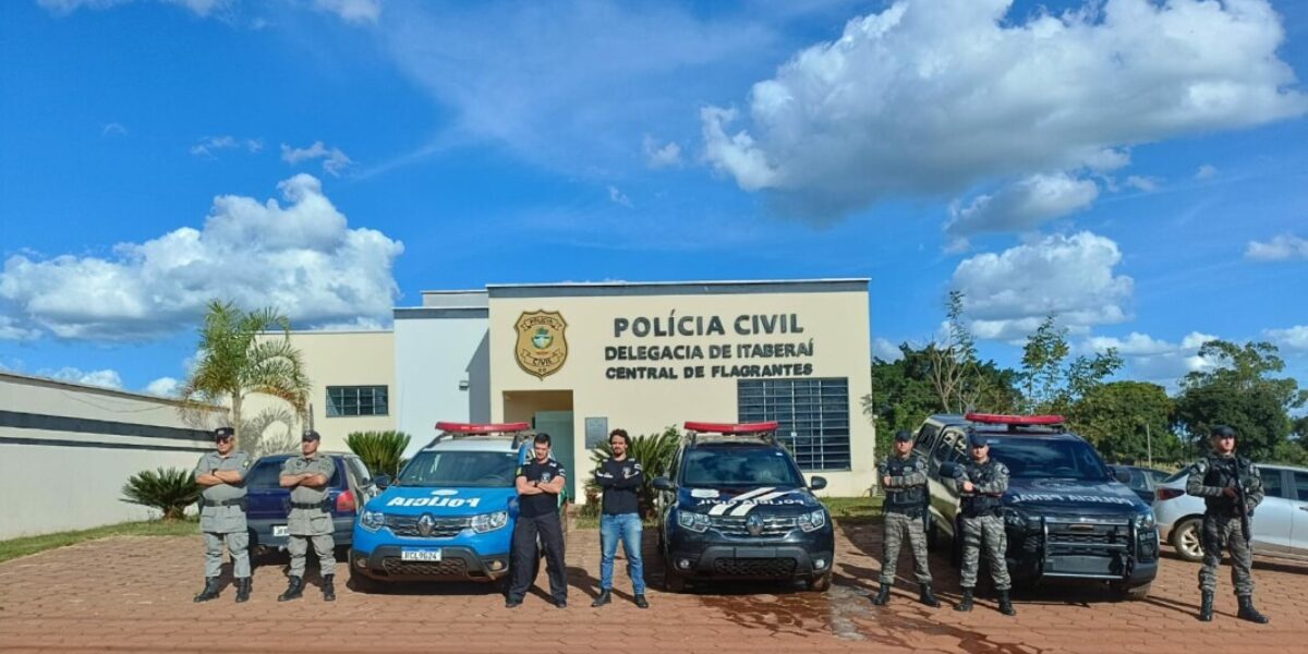 Operação integrada cumpre 15 mandados de prisão em um mês na região de Itaberaí
