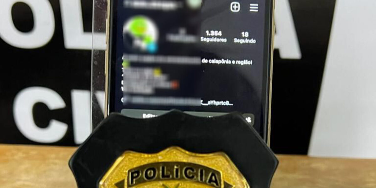 PCGO identifica menores que criaram perfil em rede social para ofender pessoas em Caiapônia