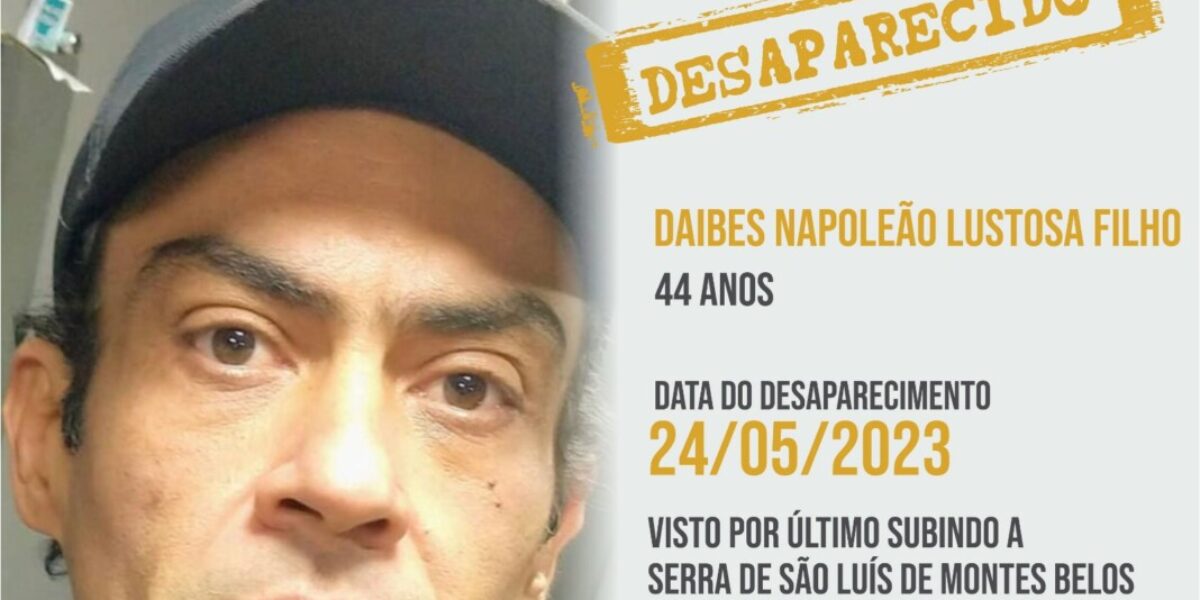 PCGO procura por desaparecido na região de São Luís de Montes Belos