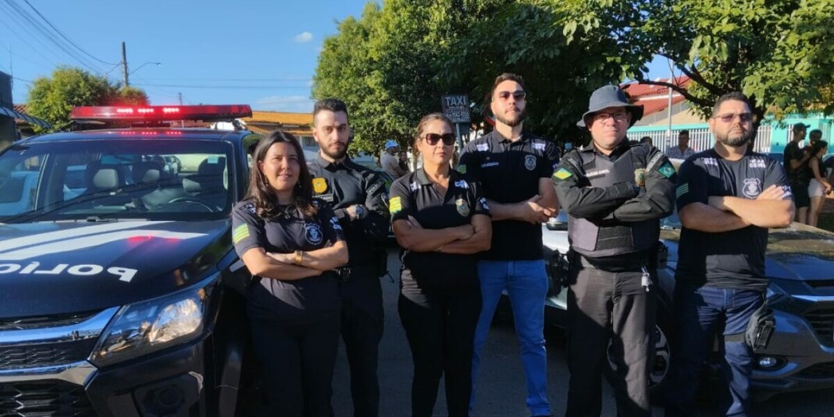 Polícia Civil participa da cavalgada de São Luís de Montes Belos com presença do governador Ronaldo Caiado