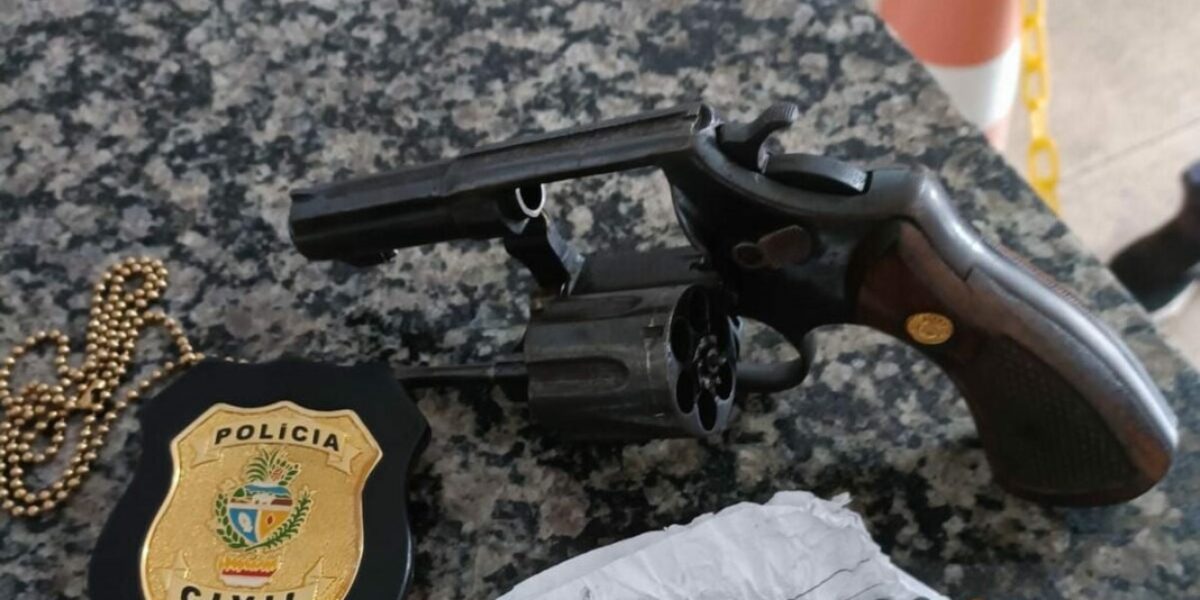 PC prende em São Luís de Montes Belos foragido do Ceará por tráfico e posse de arma de fogo