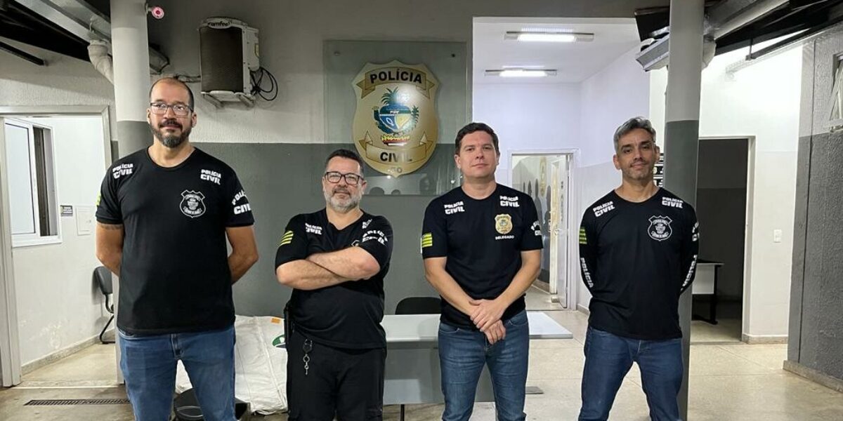 PCGO prende, durante o plantão, homem que alugou conta bancária para receber dinheiro de golpe contra vítima de Cuiabá
