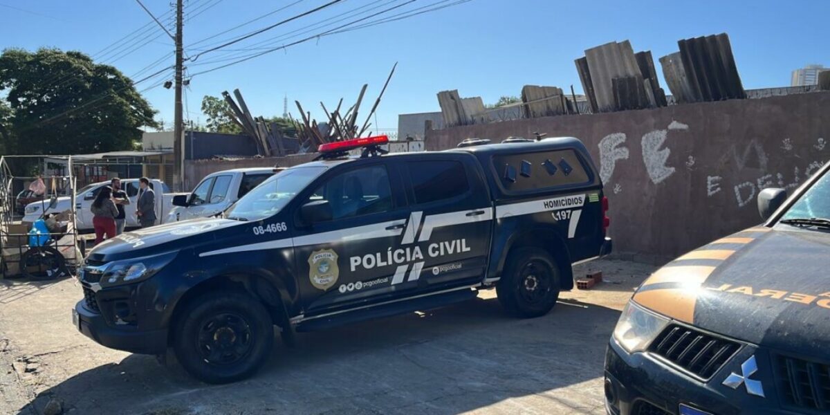 PCGO faz operação com PF e MT contra trabalho escravo após investigar homicídio em ponto de reciclagem
