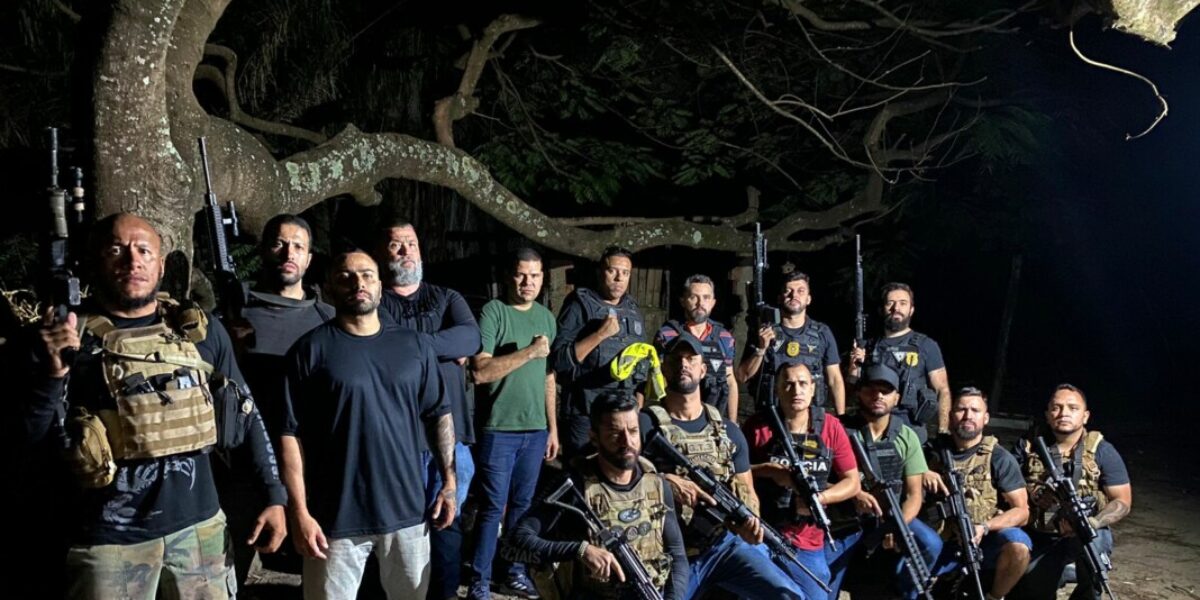 Operação integrada localiza foragido por tráfico e homicídio contra policiais civis goianos