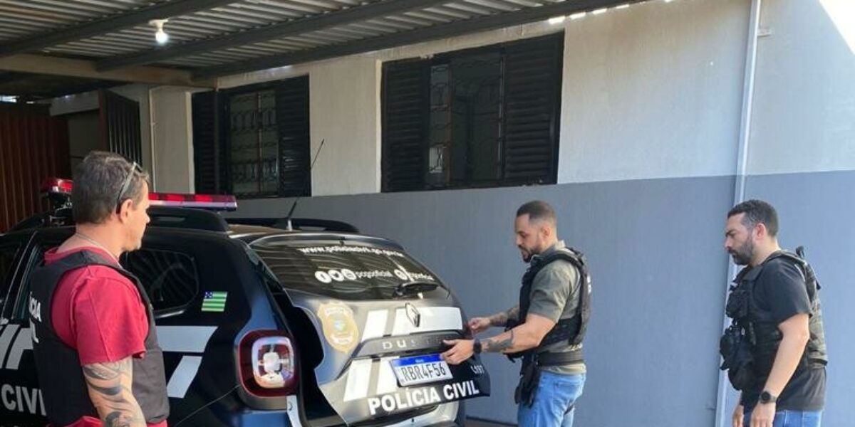 PC prende em Rio Verde homem que matou enteada e tentou matar ex-companheira em Alagoas