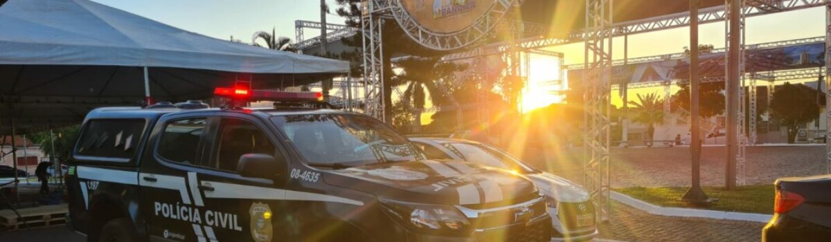 Polícia Civil atua na segurança da festa do Divino Pai Eterno, em Panamá