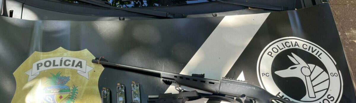 Homem é preso por ter matado inquilino por dívida de R$ 1,2 mil e diversas armas são apreendidas em sua casa