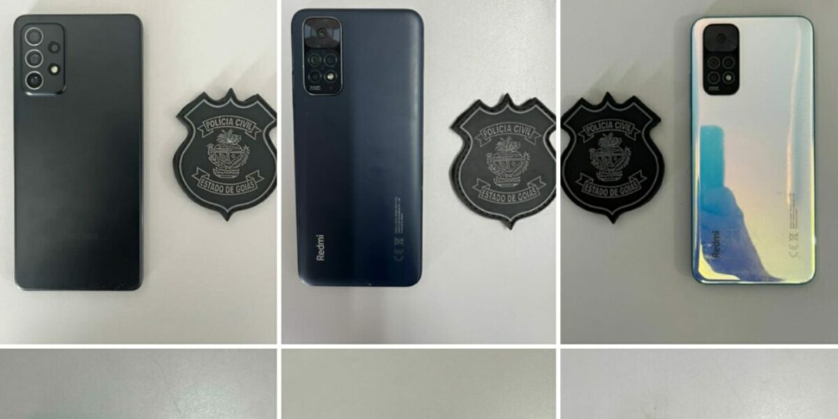 Operação recupera smartphones furtados e roubados em Caldas Novas