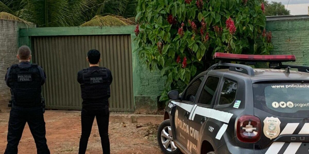 PCGO faz buscas em casa de investigado por ameaçar prefeito de Uruana