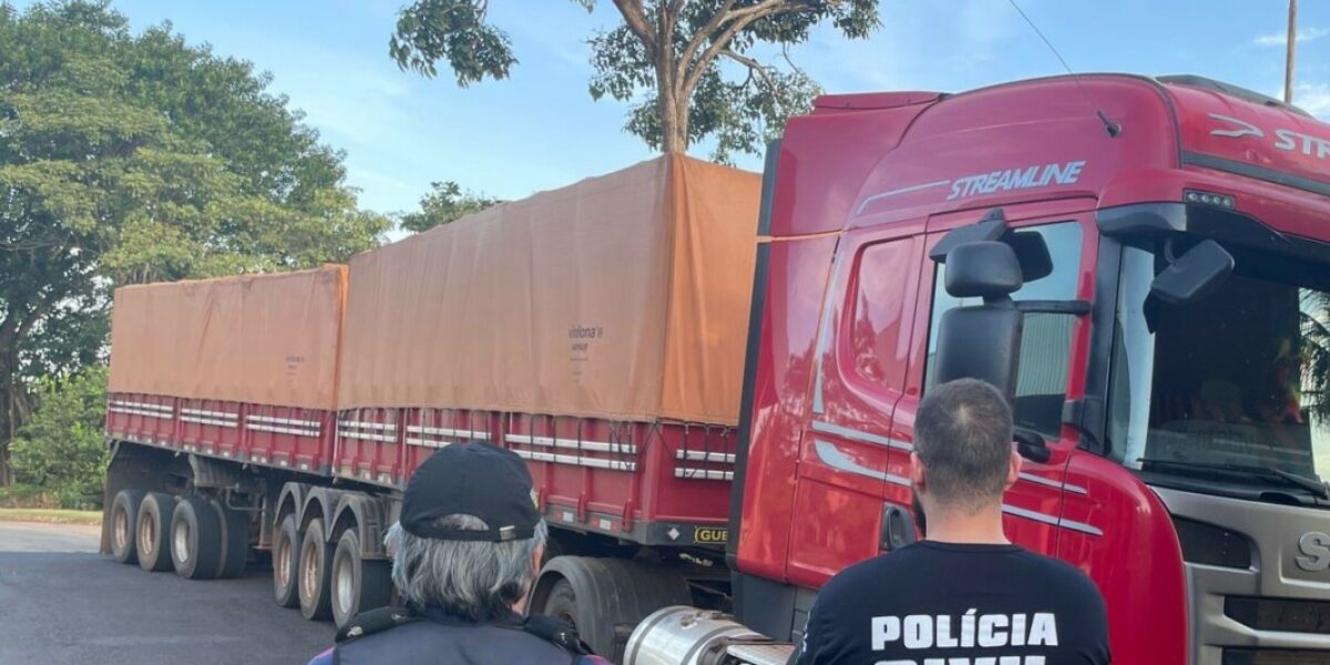 PC identifica origem de carga e combate sonegação fiscal de R$ 9 mil