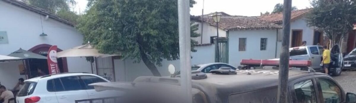 Homem furta cartão bancário, faz compras por aproximação e é preso em Pirenópolis