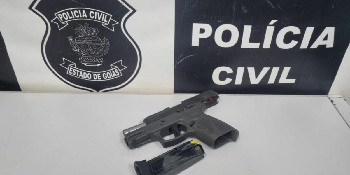 Homem é preso por violência psicológica contra a esposa em Itumbiara e arma é apreendida