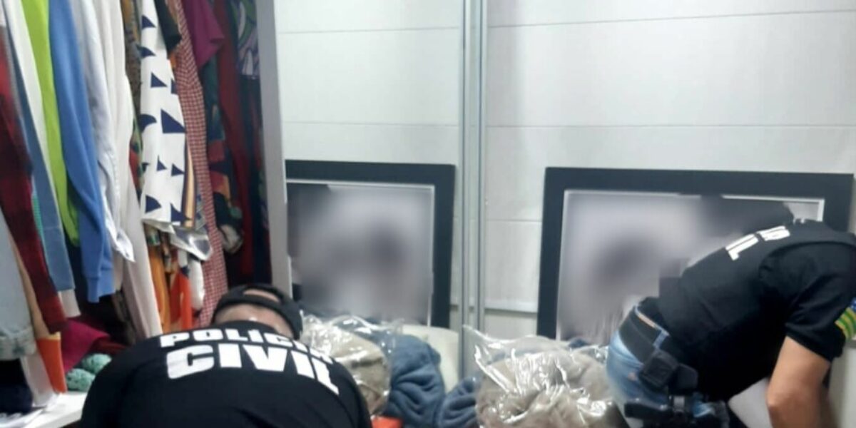 PCGO cumpre mandado em casa de suspeito por fraudes em compra e venda de veículos