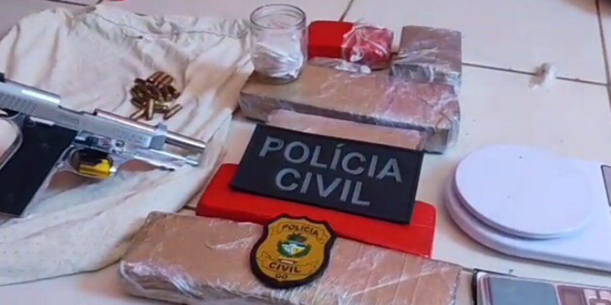 Operação fecha ponto de venda de drogas em São Luís de Montes Belos