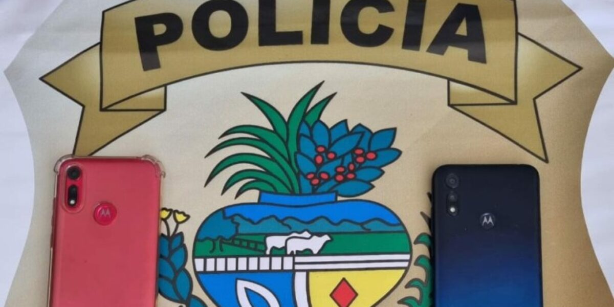 PC recupera celulares furtados em Goiás