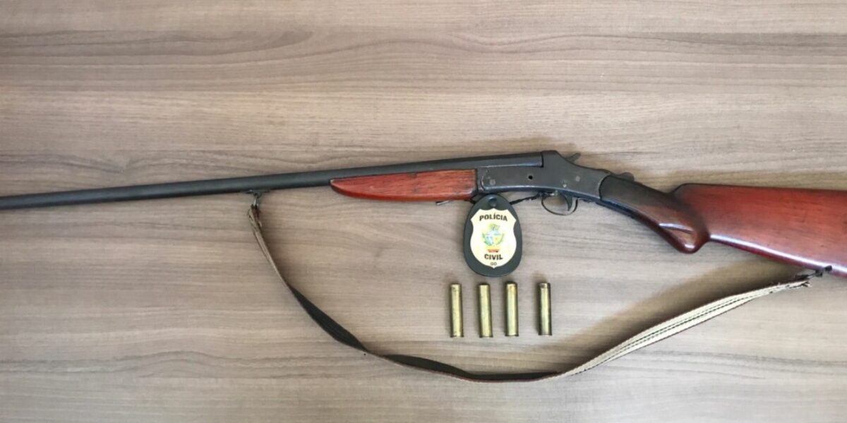 PCGO prende homem por estupro de vulnerável e posse irregular de arma de fogo em Itaberaí