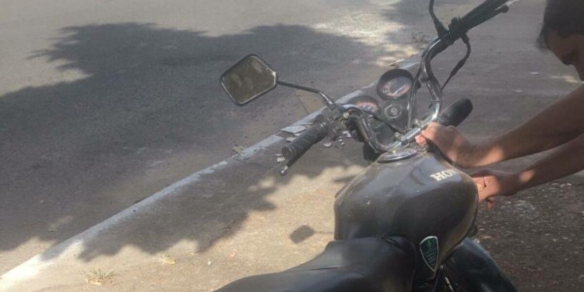 PCGO recupera motocicleta furtada em Goiânia