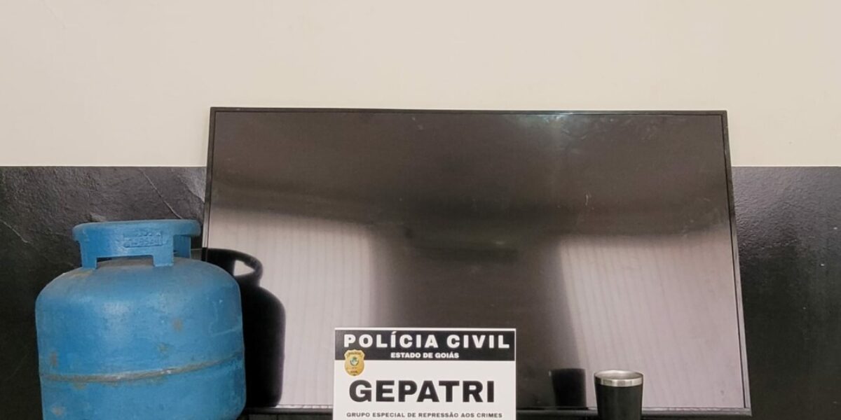 Receptador de TV e outros objetos é preso em Itumbiara