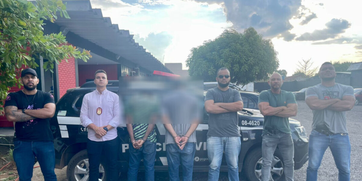 Polícia Civil cumpre dois mandados de prisão em Porangatu