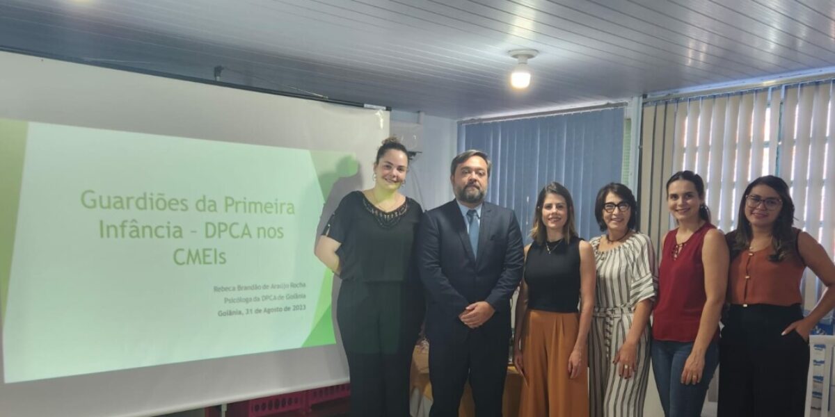 Projeto Guardiões da Primeira Infância leva primeira capacitação a CMEI de Goiânia