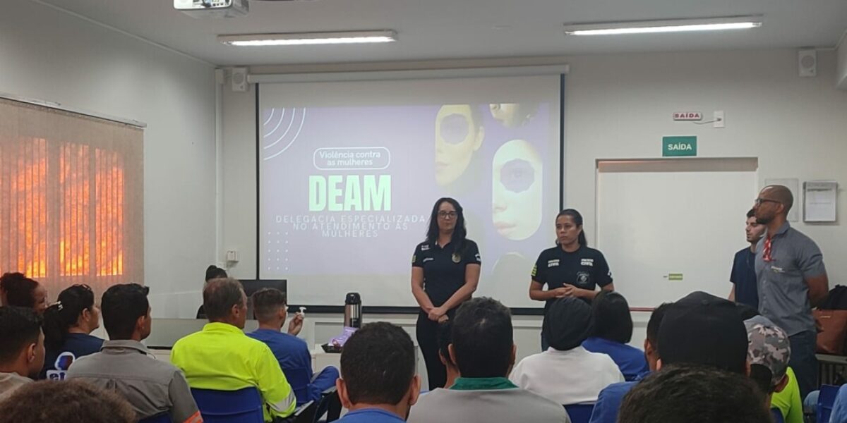 Delegada palestra pela Operação Shamar em empresa de Catalão