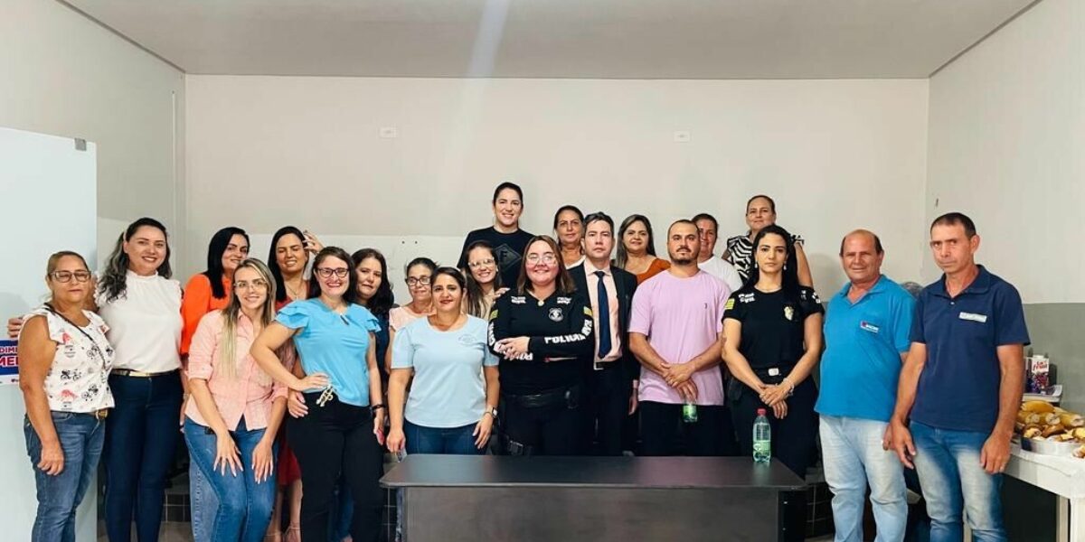Shamar: PCGO realiza palestra sobre violência doméstica e familiar contra a mulher em Amorinópolis