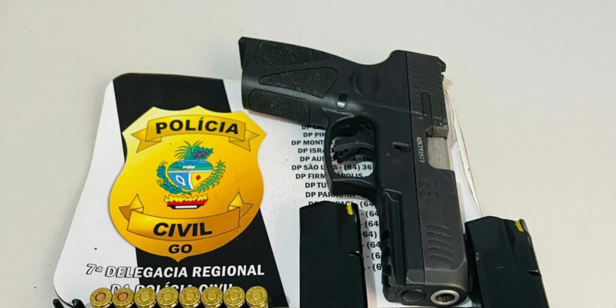 PC cumpre buscas e localiza arma usada em ameaça