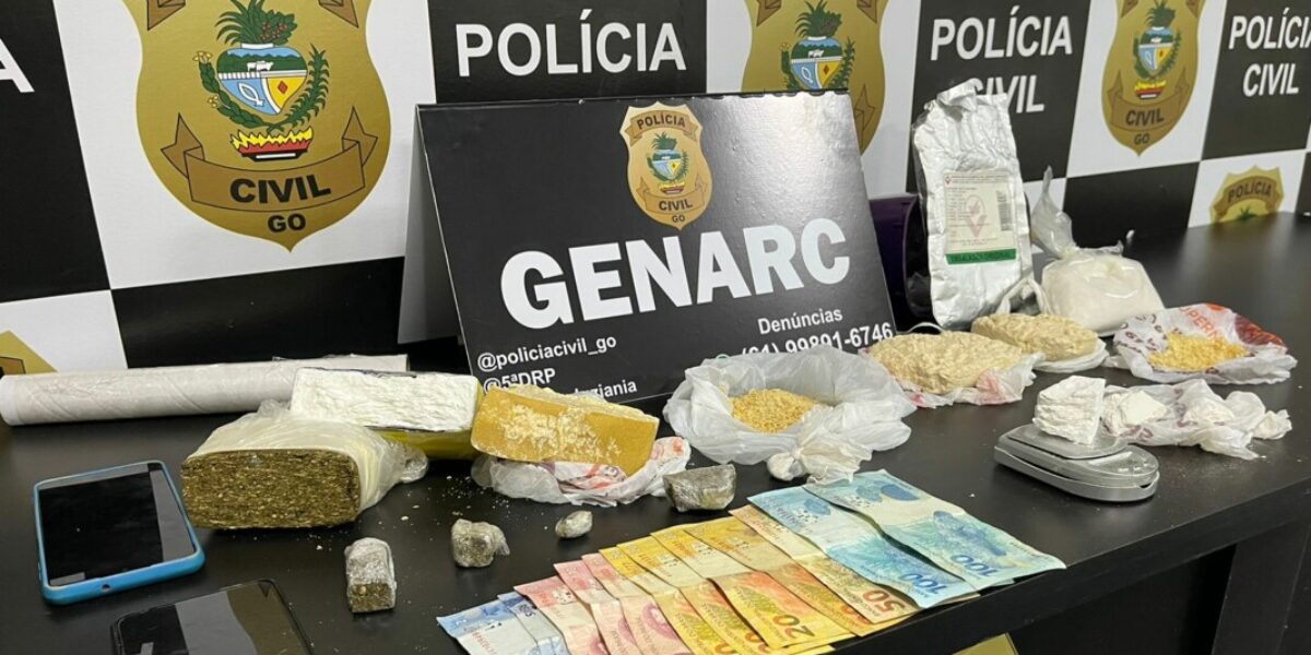 Traficante é preso em flagrante em operação contra tráfico em Luziânia