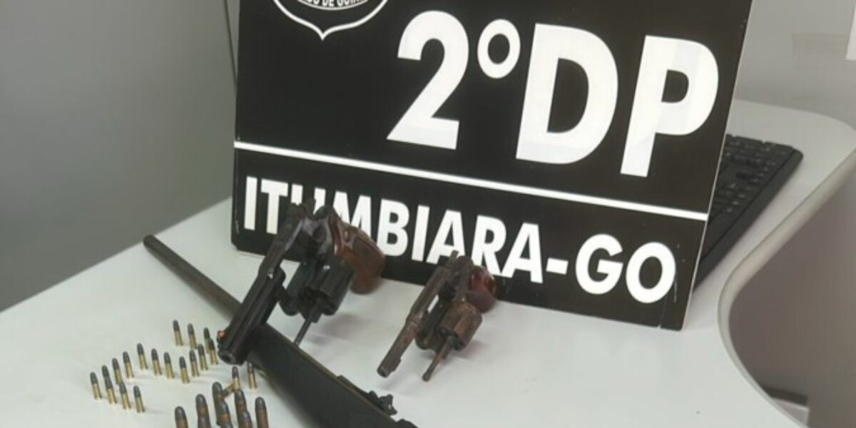 Mulher é presa com armas irregulares em Itumbiara