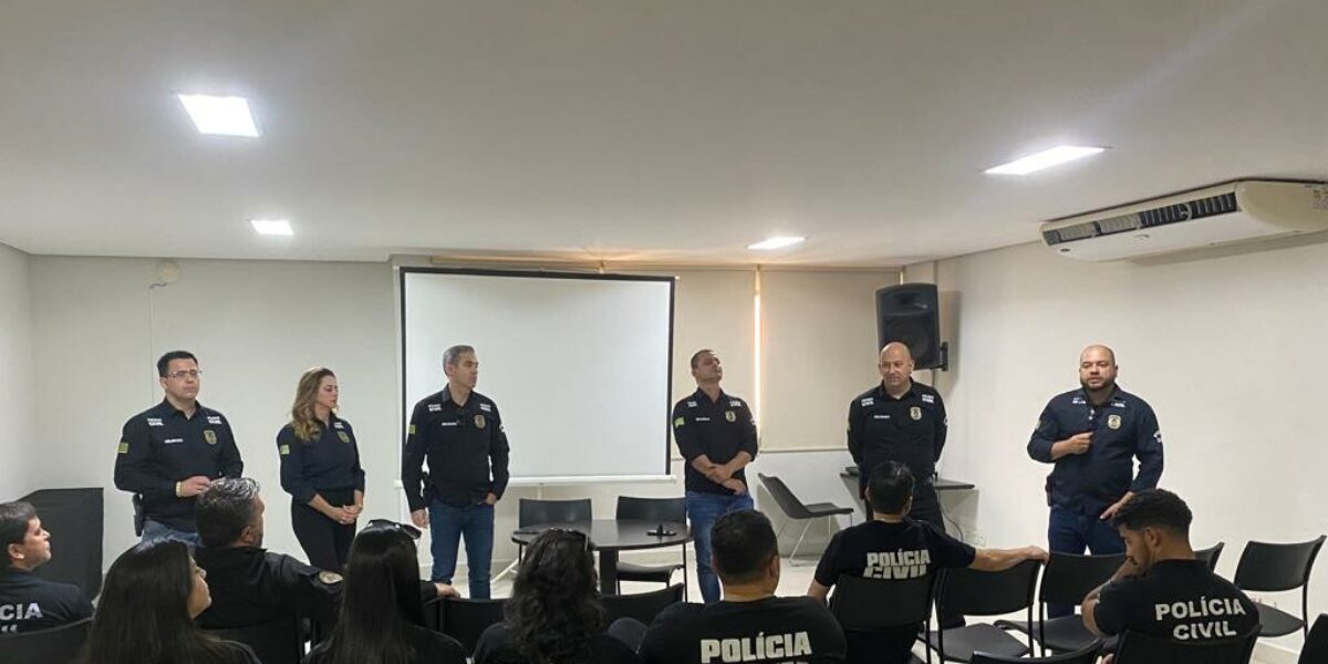 Direção-Geral da PCGO realiza reunião na regional de Caldas Novas