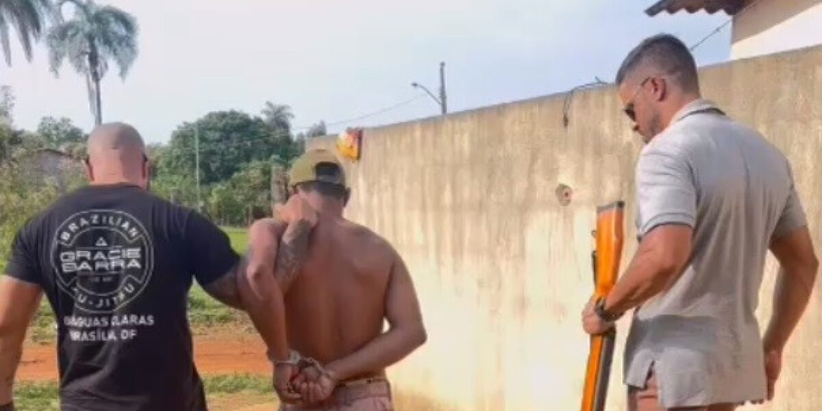 Foragido do estado de MG de alta periculosidade é preso na zona rural de Formosa