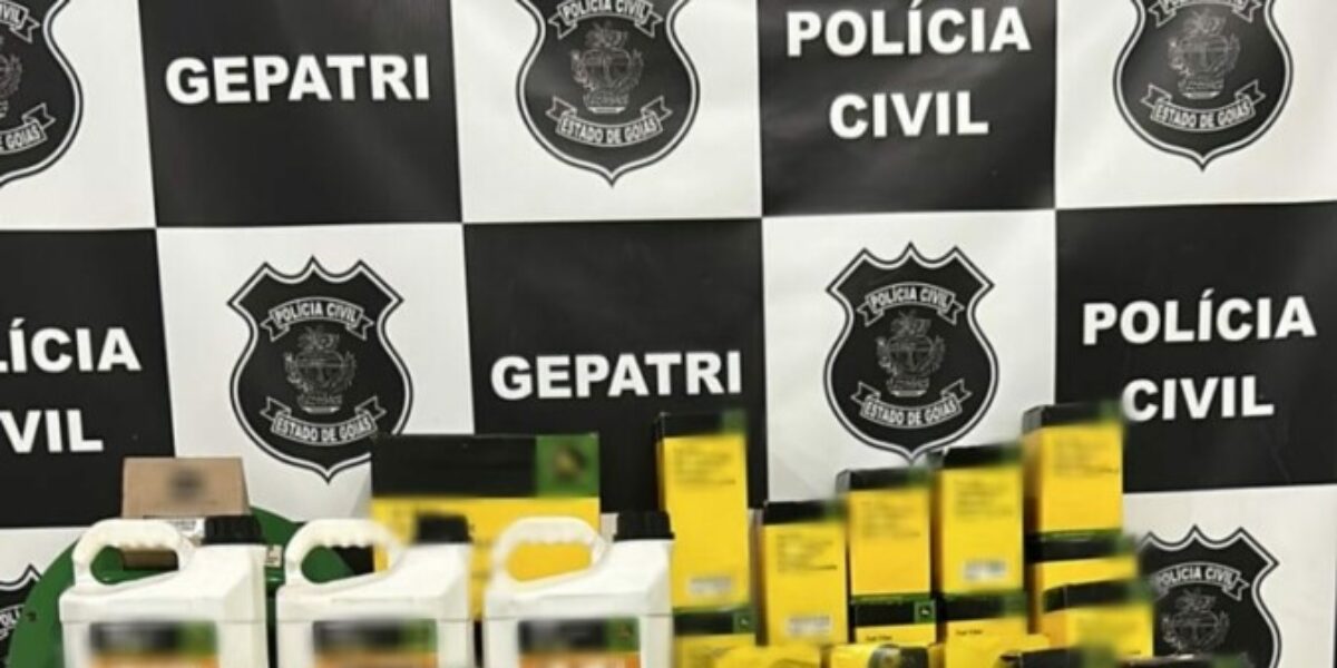 PCGO realiza buscas em casa de ex-funcionário de loja por desvio de peças agrícolas