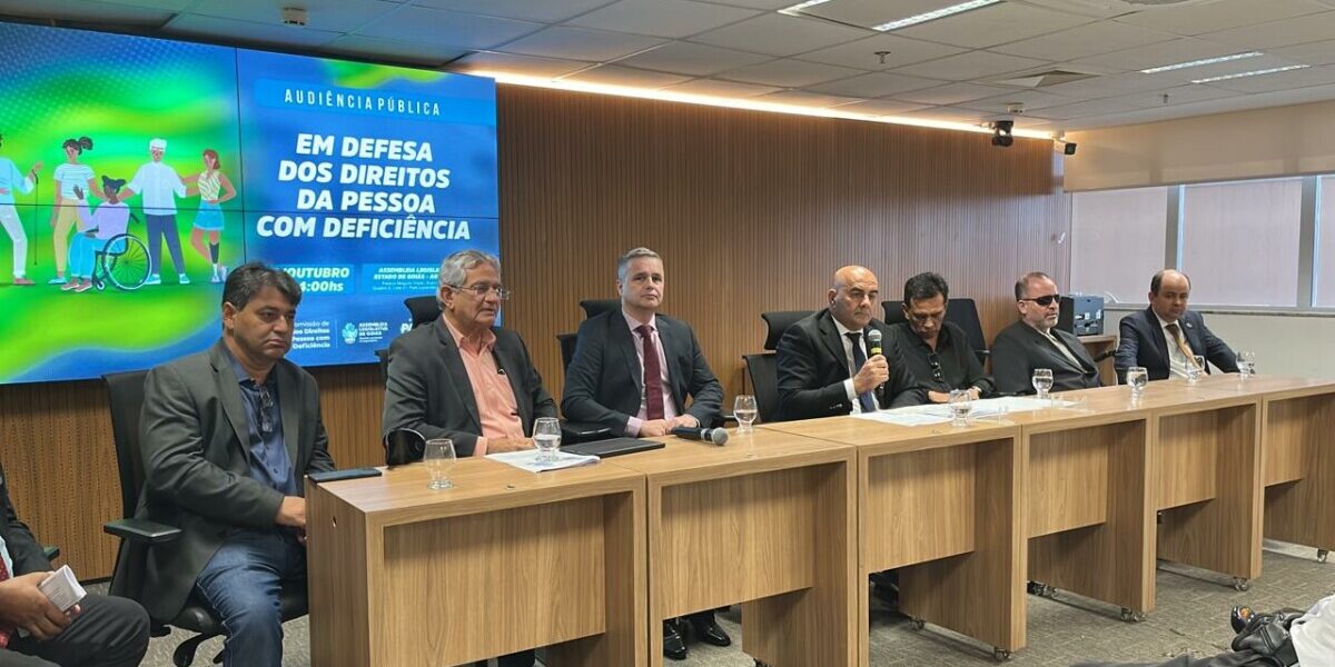 PCGO participa de audiência pública realizada pela Comissão dos Direitos da PcD