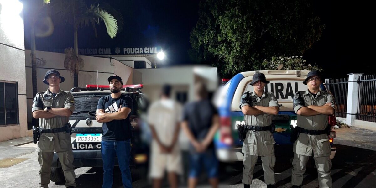 PCGO prende irmãos por furto de gado em Barro Alto