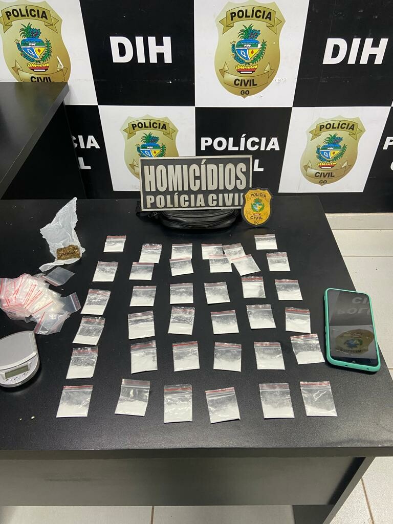 PC prende em flagrante investigado de homicídio por tráfico de drogas