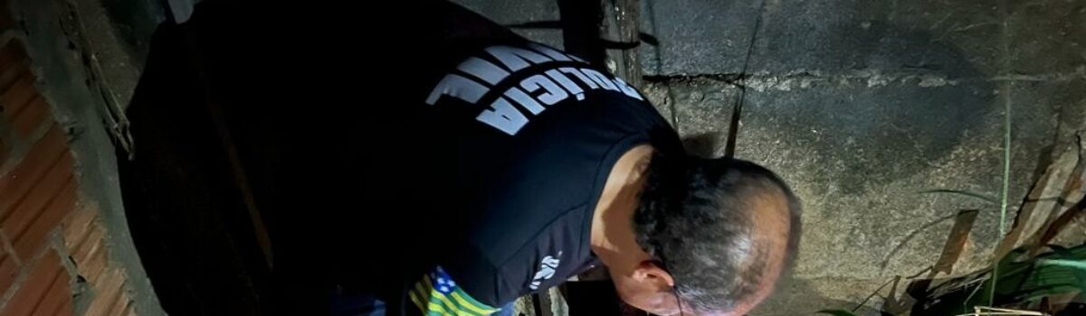 PC prende suspeito de furtar residência em Niquelândia enquanto vítima estava no hospital