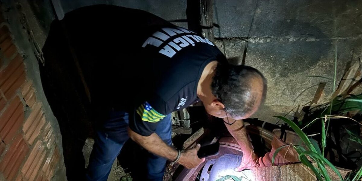 PC prende suspeito de furtar residência em Niquelândia enquanto vítima estava no hospital