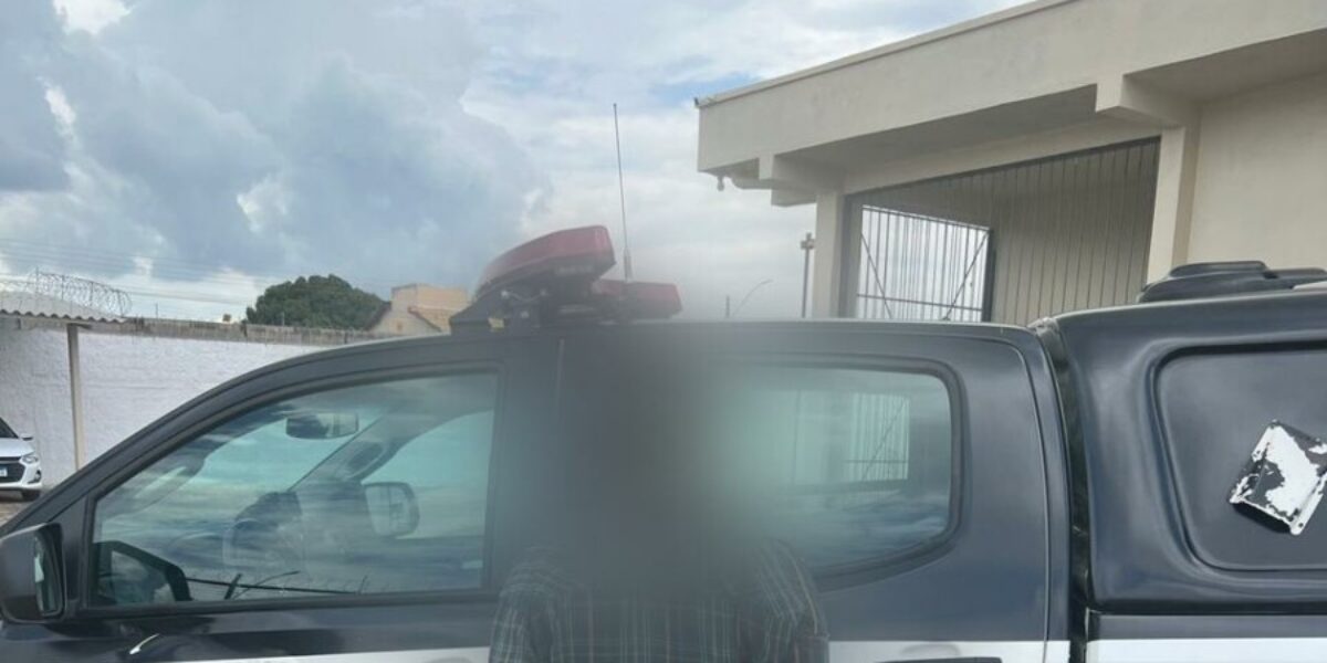 PC prende em Iaciara homem que tentou matar ex-companheira