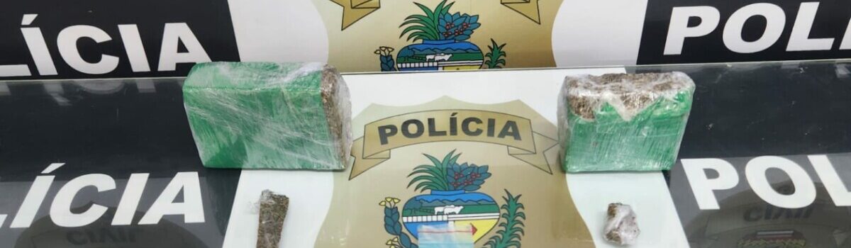 PC prende integrante de torcida organizada com drogas para comercialização